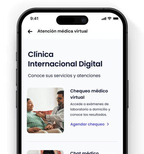 Sección Atención Médica Virtual