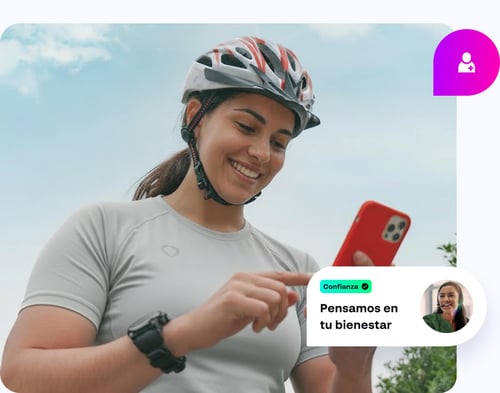 Imagen joven con su celular